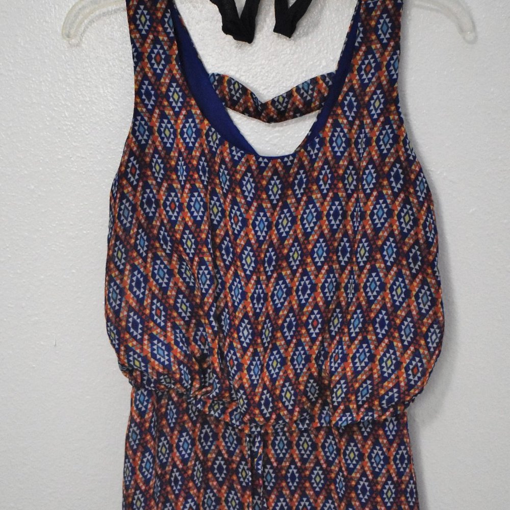 Patterned Mini Dress - Picture 3 of 5